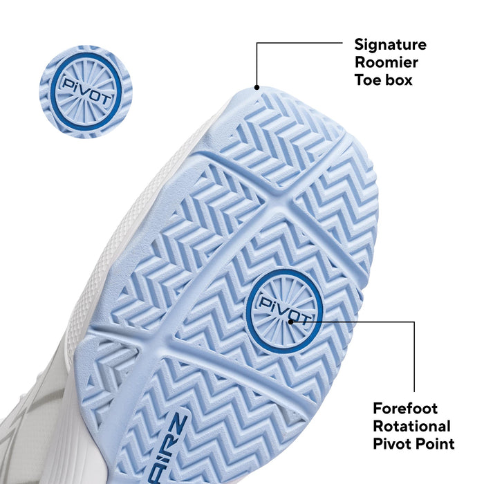 White & Light Blue